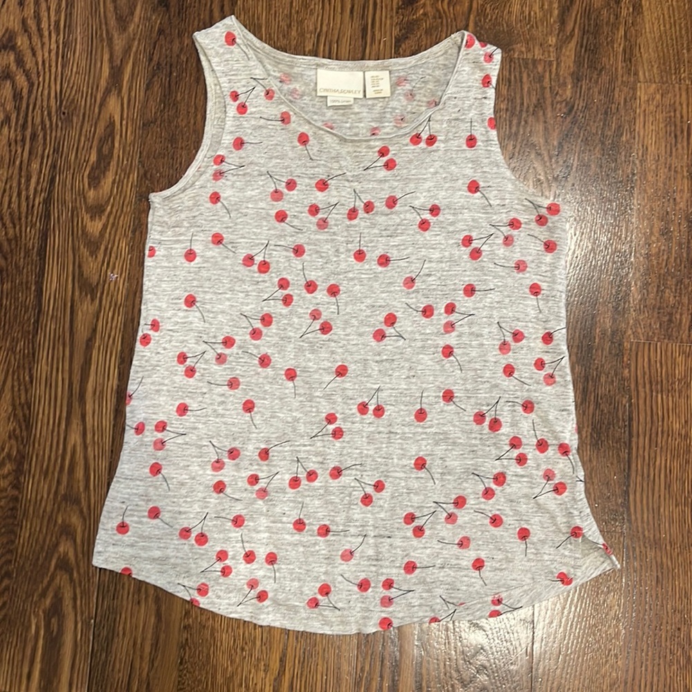 Cynthia Rowley linen tank, size XS